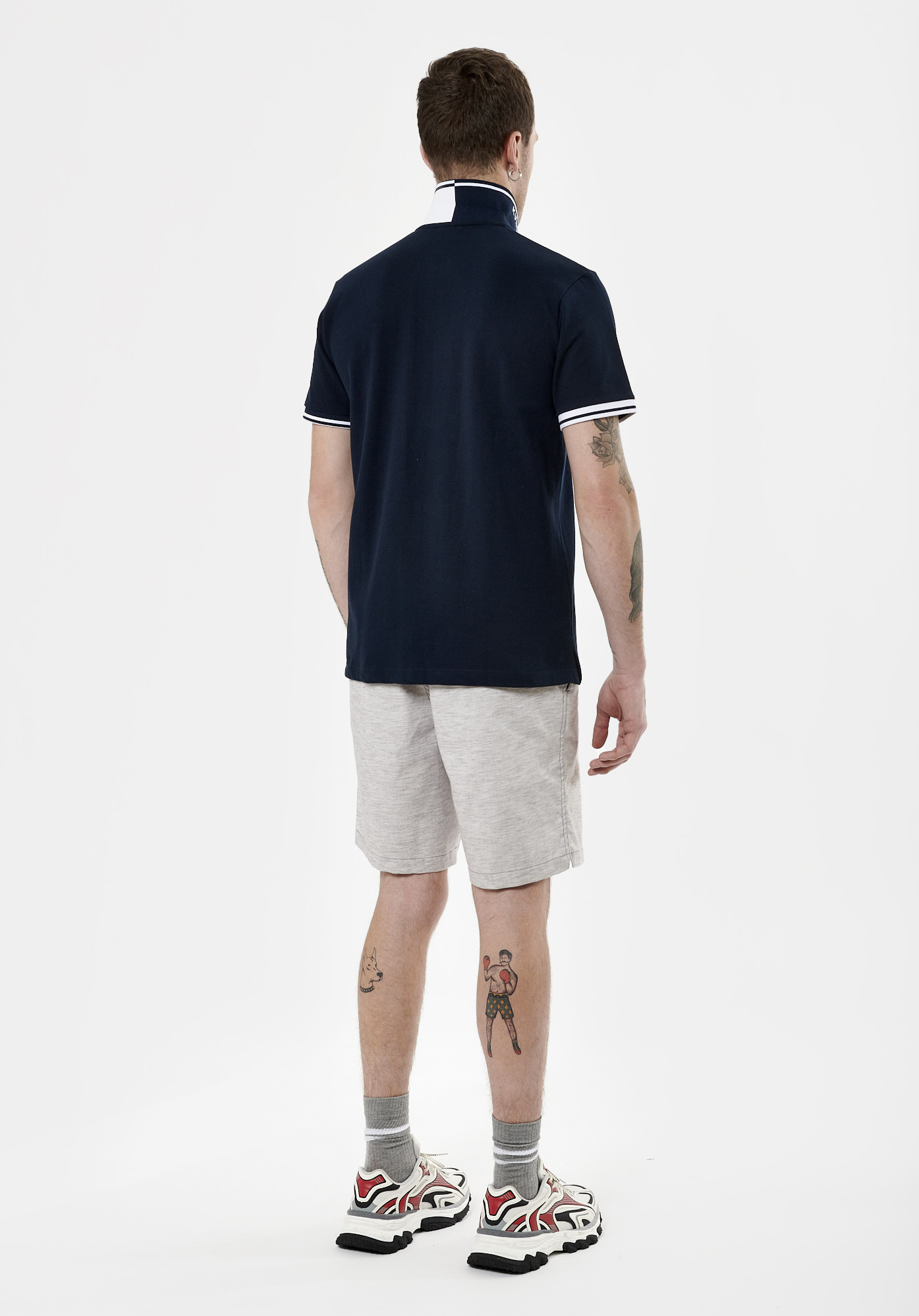 CYKA   Polo bleu Homme