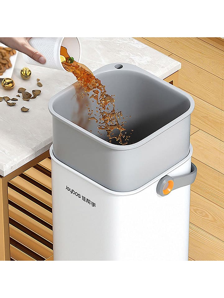 Joybos Küchen-Mülleimer in Weiß/ Grau - 12 l günstig kaufen onesize