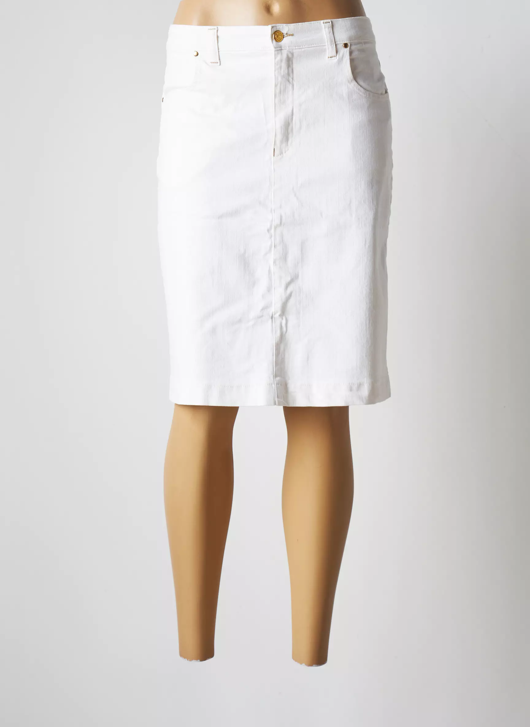 Waltron Jupes Mi Longues Femme couleur beige