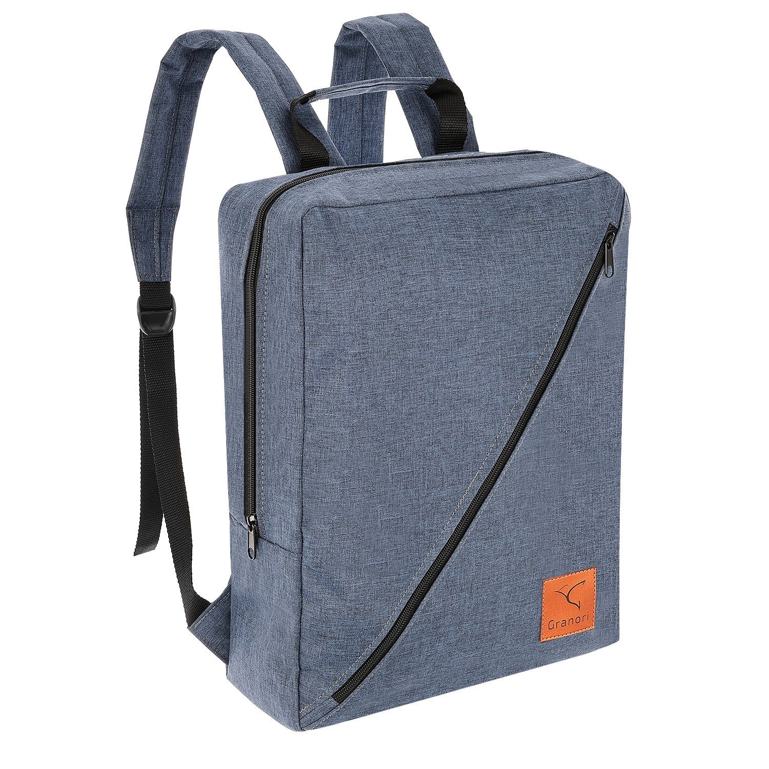 Granori Reiserucksack 40x30x10 cm Handgepäck für Lufthansa, extra leicht und abschließbar