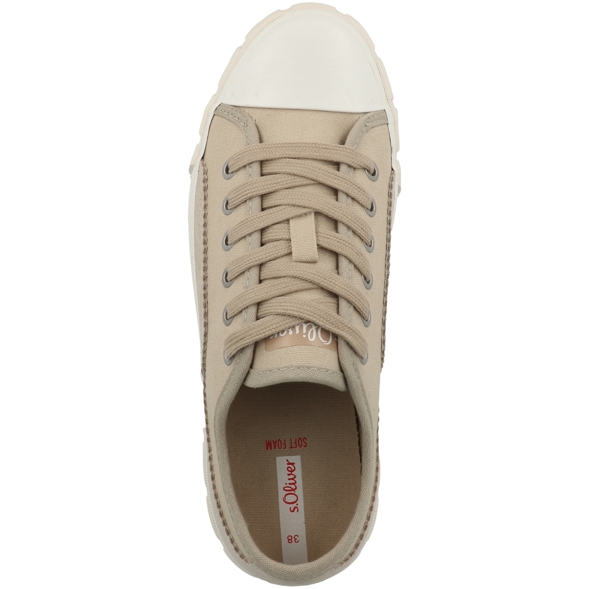 s.Oliver 5-23643-28 Sneaker Low beige