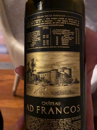Ad FrancosBordeaux Blanc 2020