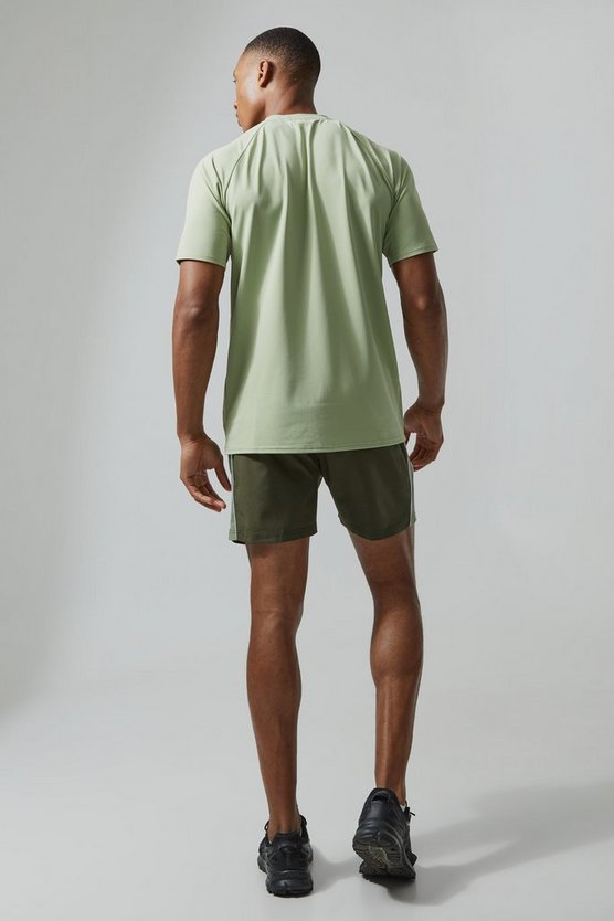 Man Active strukturierte Colorblock Mesh-Shorts