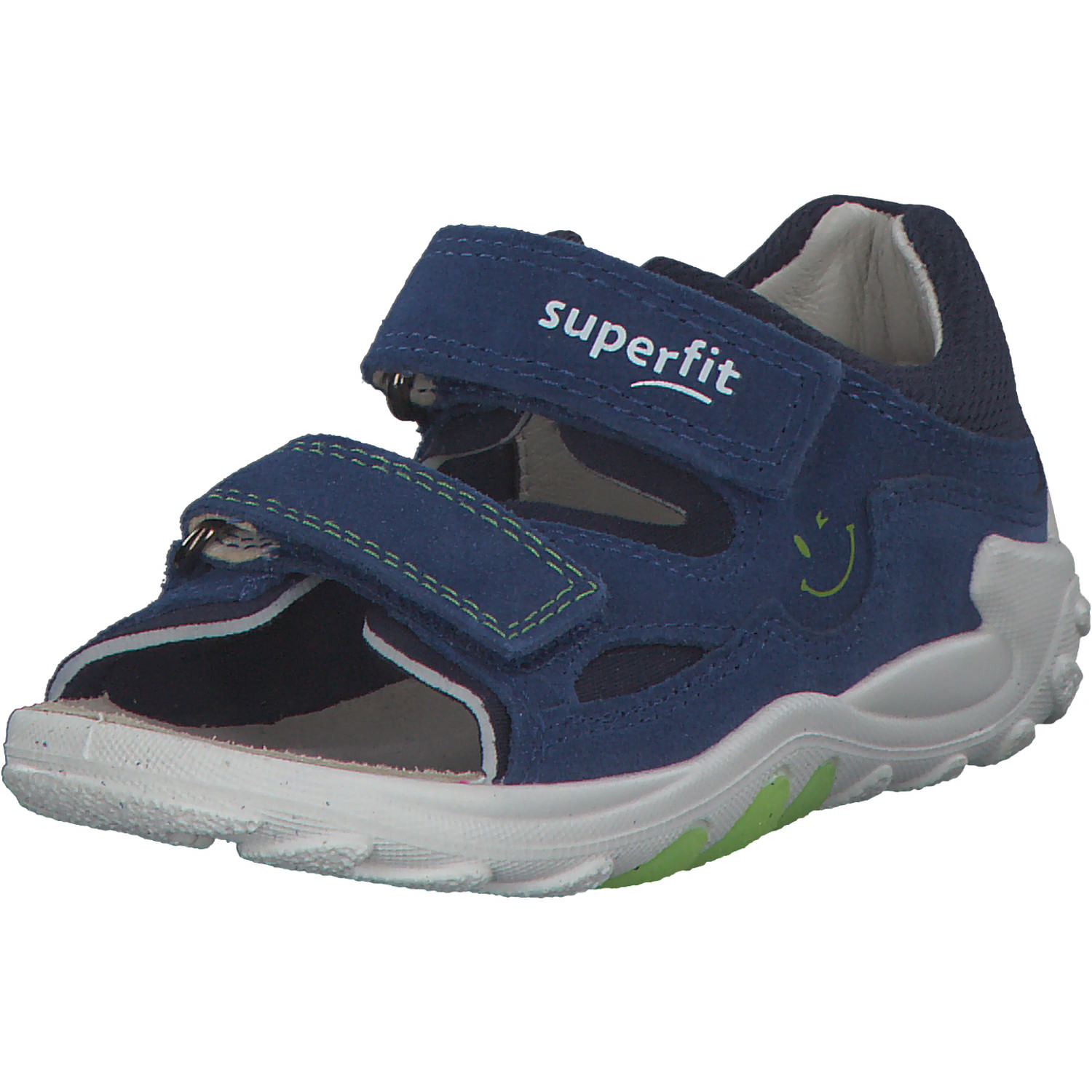 Superfit FLOW 00034, Sandalen (Kinder), Kinder, BLAU/HELLGRÜN