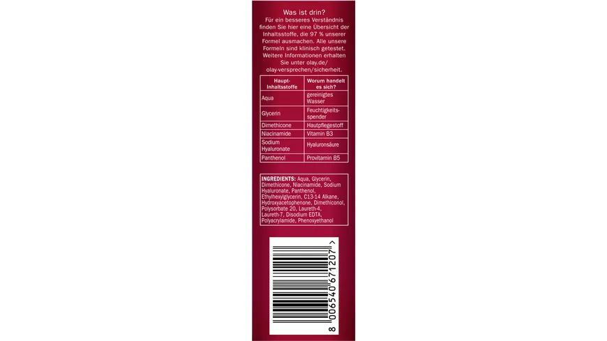 Olay REGENERIST Fluid Hyaluron24 + Vitamin B5 Serum Pumpe 40ml 40 ml