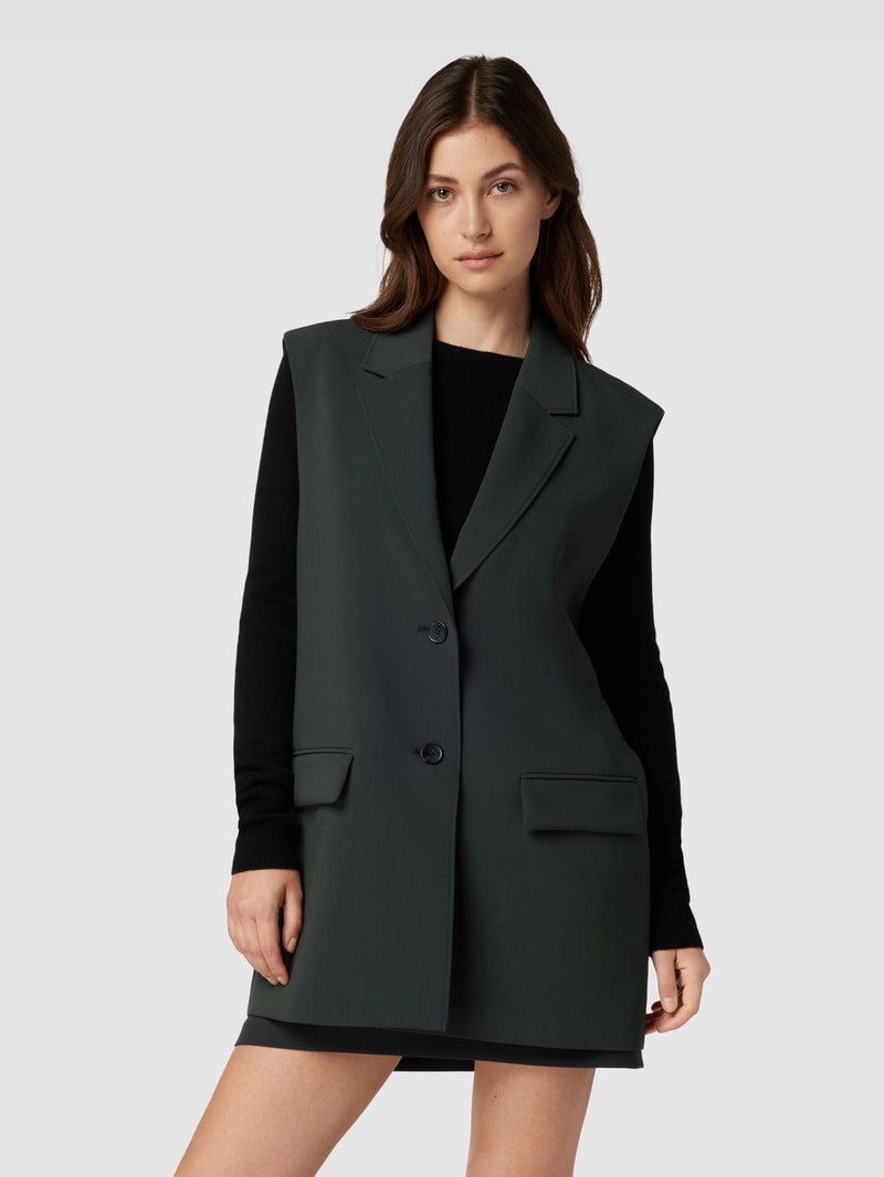 Blazer ohne Arm in smaragdgrün