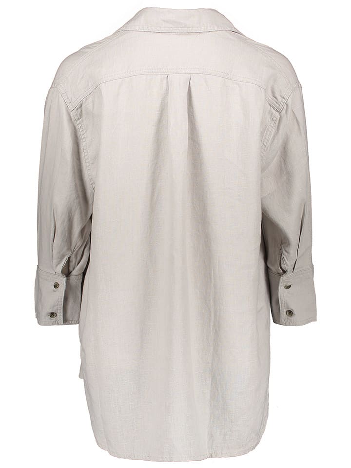 LTB Leinen-Hemd in Beige günstig kaufen