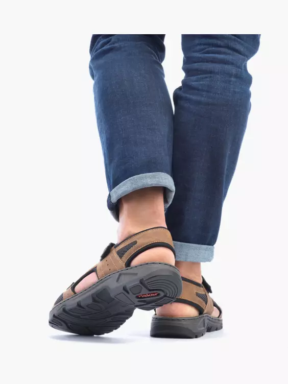 Rieker Herren Trekkingsandalen