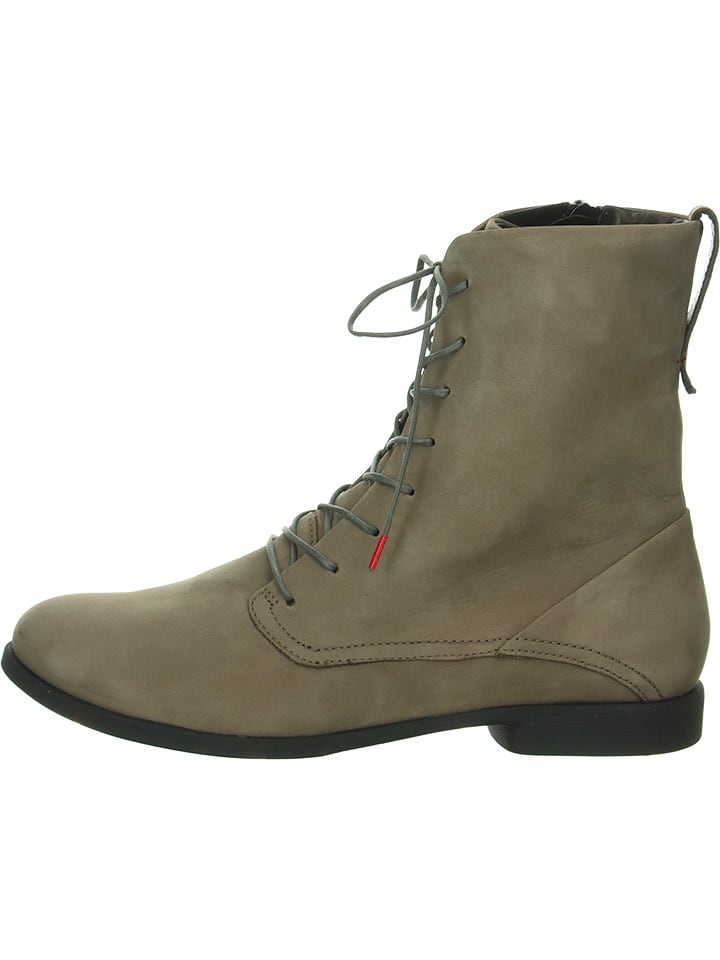 Think! Leder-Boots in Beige günstig kaufen