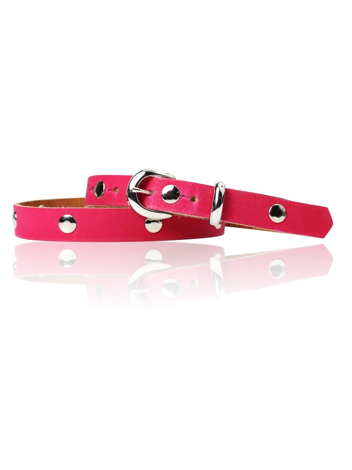 FRONHOFER Ledergürtel in Pink günstig kaufen