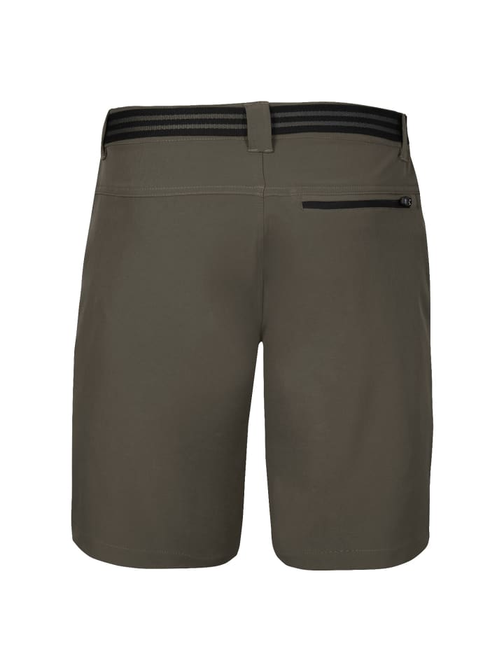 Killtec kurze Outdoorhose / Shorts mit Gürtel in Olive günstig kaufen