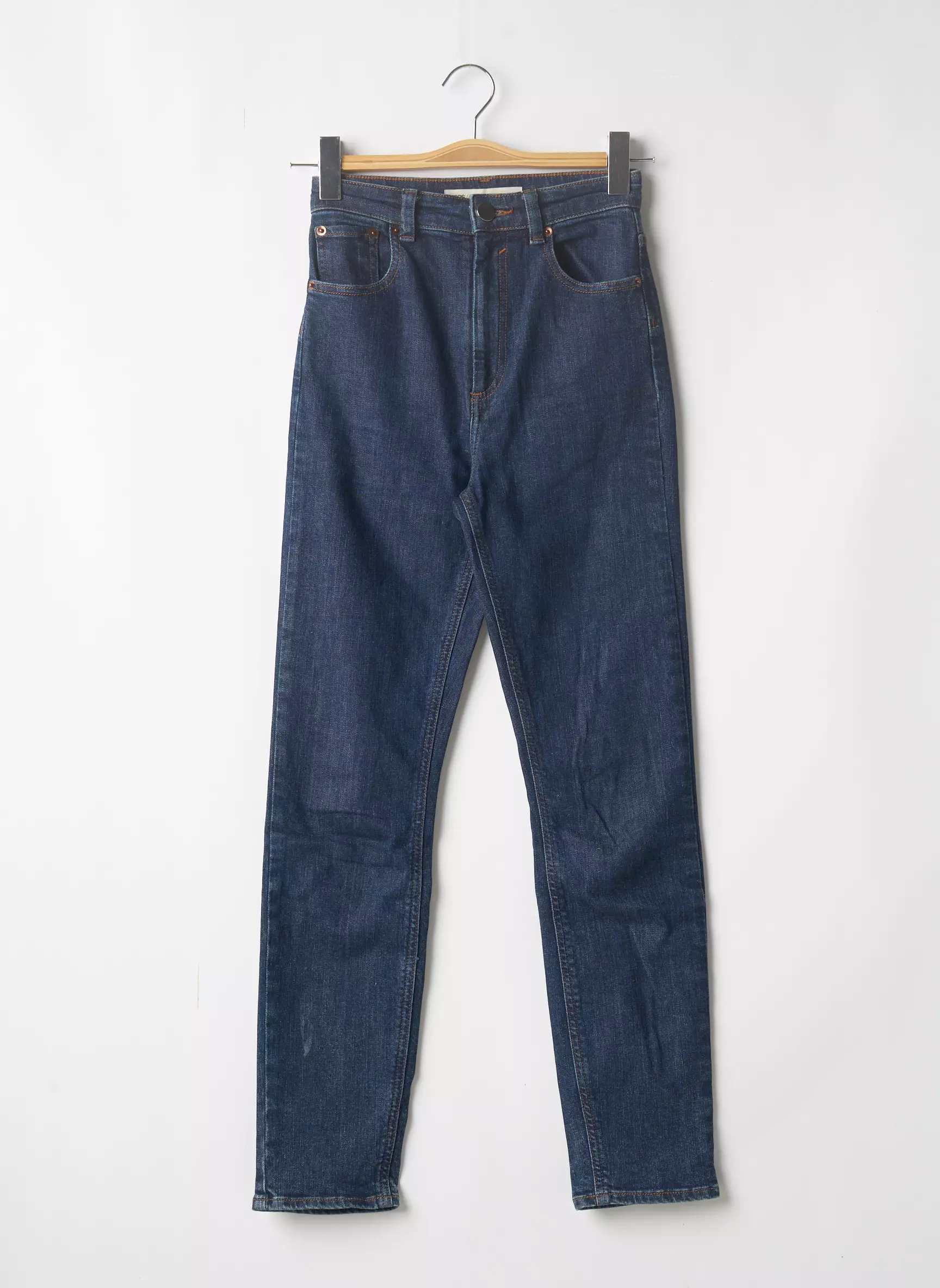 Asos Jeans Coupe Slim Femme couleur bleu