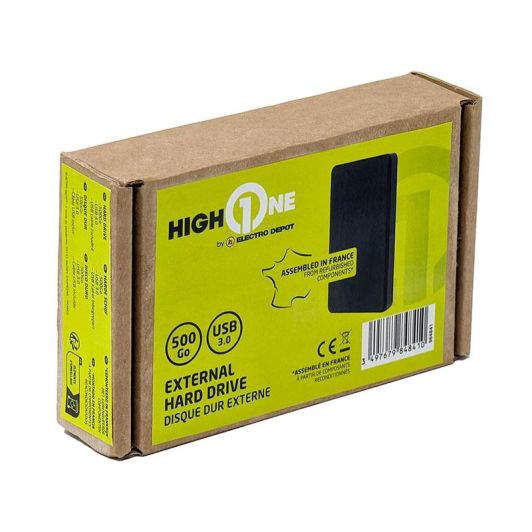 Hard disk HIGH ONE 500GB USB C 3.0, recondiționat, gradul A