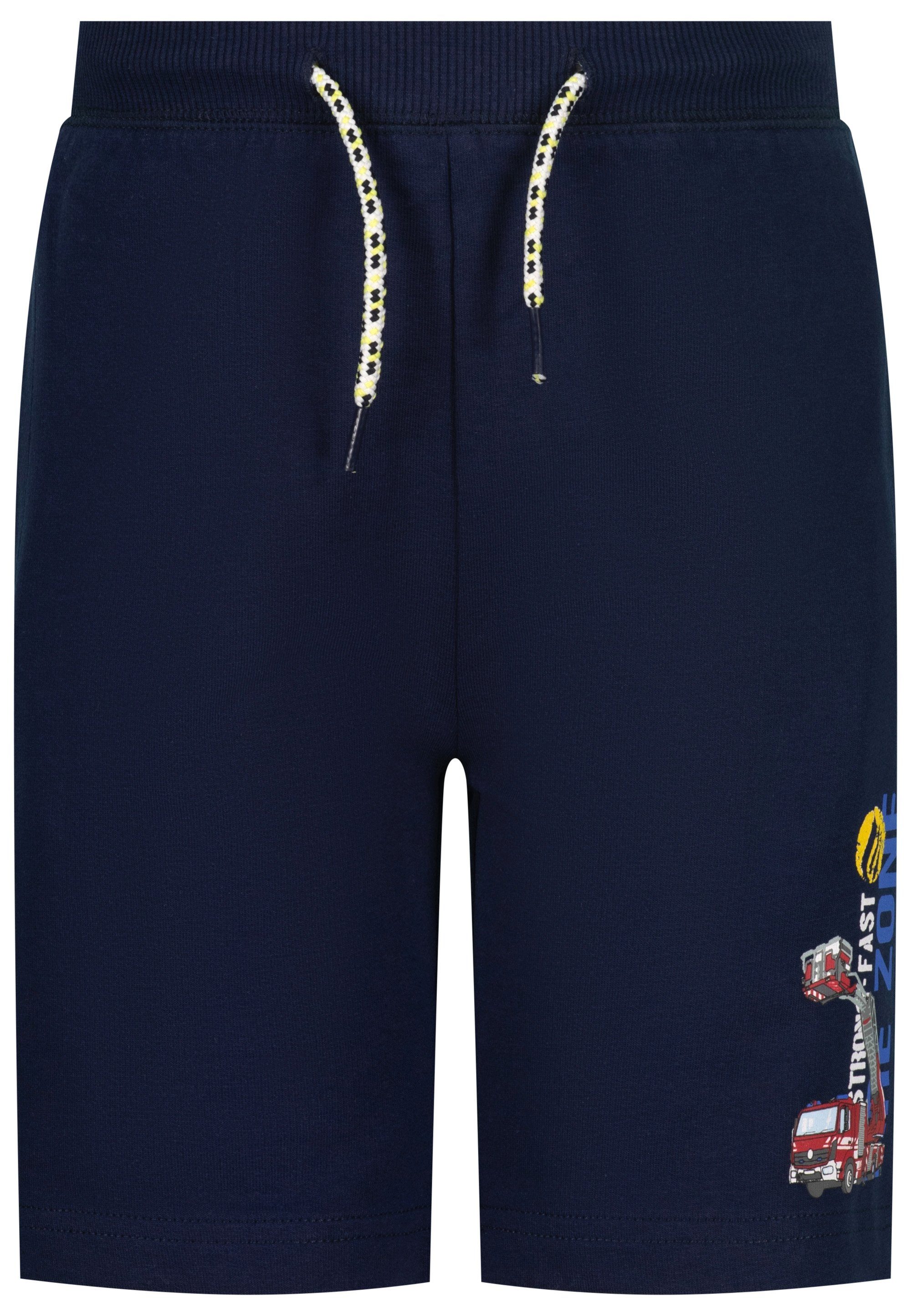 SALT AND PEPPER Shorts Fire Zone mit coolem Feuerwehr-Print