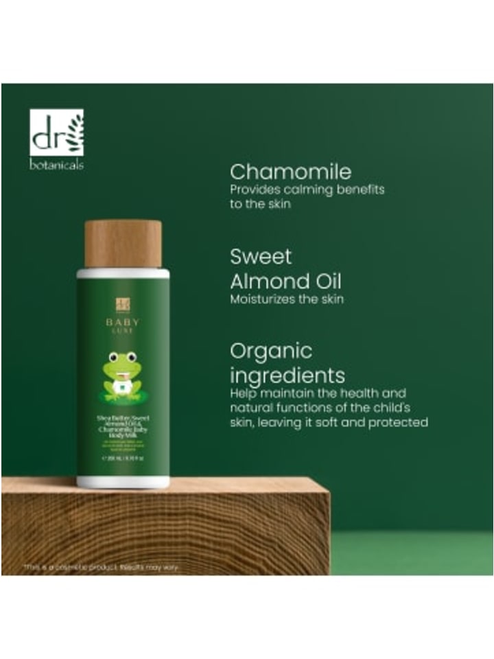 Dr Botanicals BABY LUX - Süßes Mandelöl & Kamille Baby Körpermilch günstig kaufen onesize