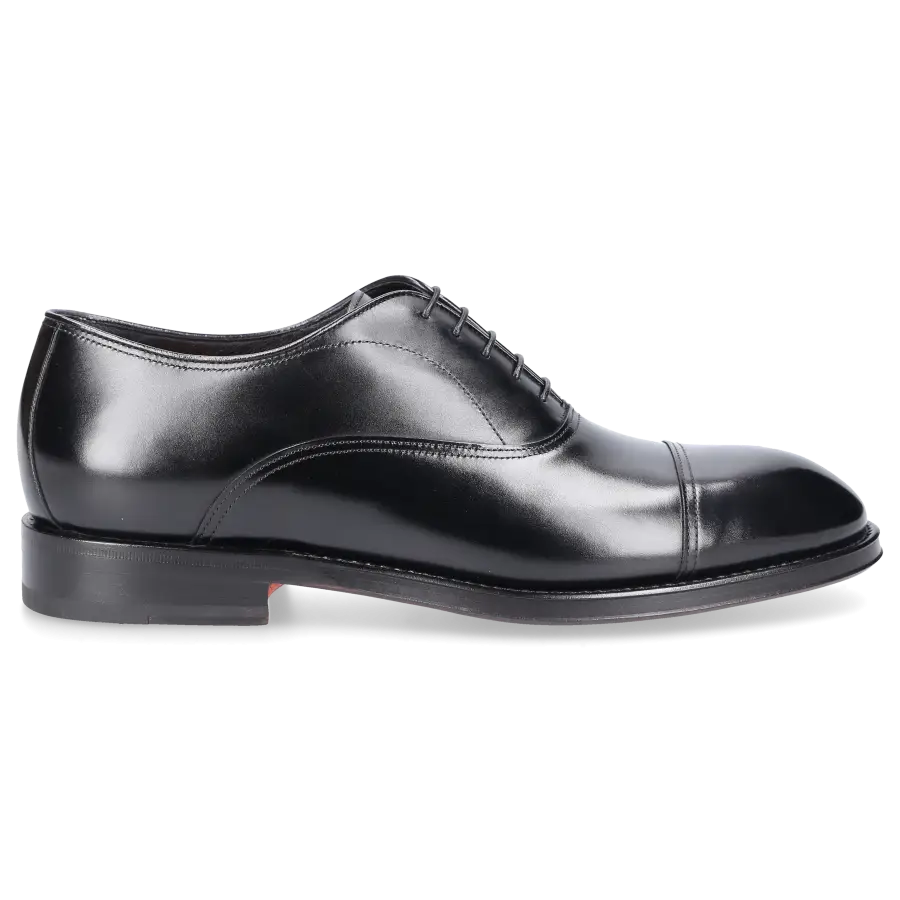 Santoni - Businessschuhe Oxford N01 Kalbsleder - schwarz