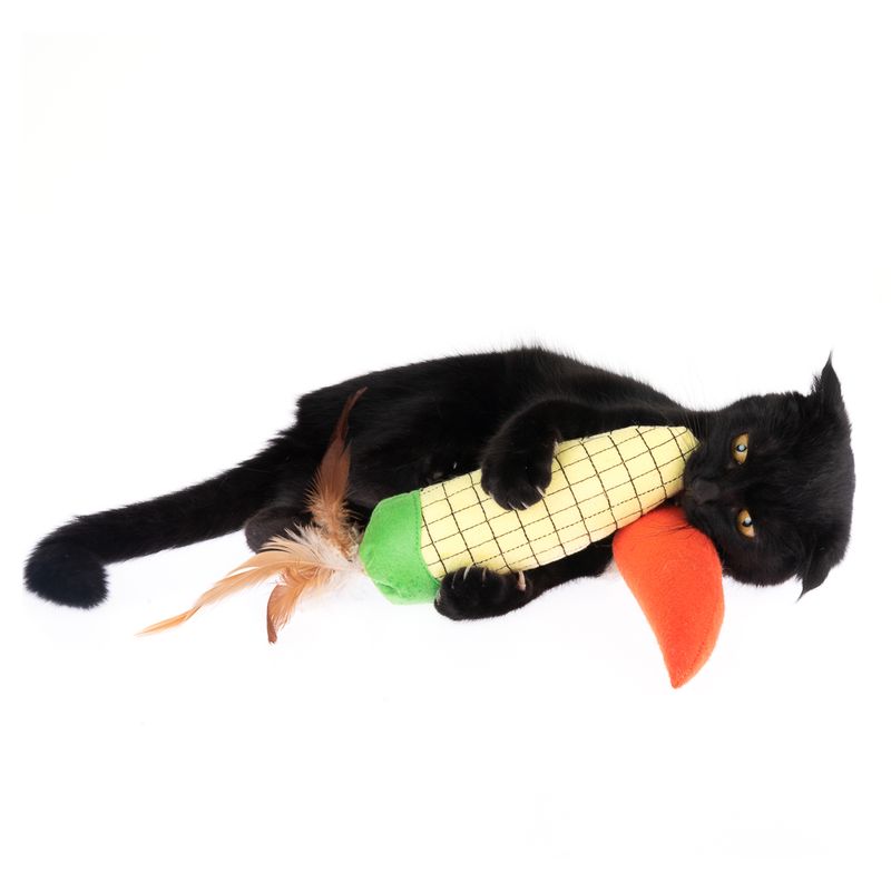 TIAKI Katzenspielzeug Set Veggies mit Katzenminze