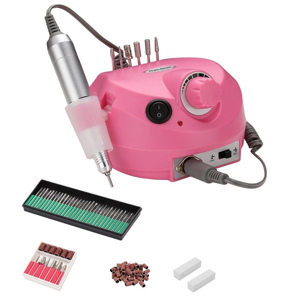 Gimisgu Maniküre-Pediküre-Set Elektrische Nagelfräser Nagelfeile Maniküre Diamantschleifer, Nagelmaschine, Für Acrylarbeiten geeignet