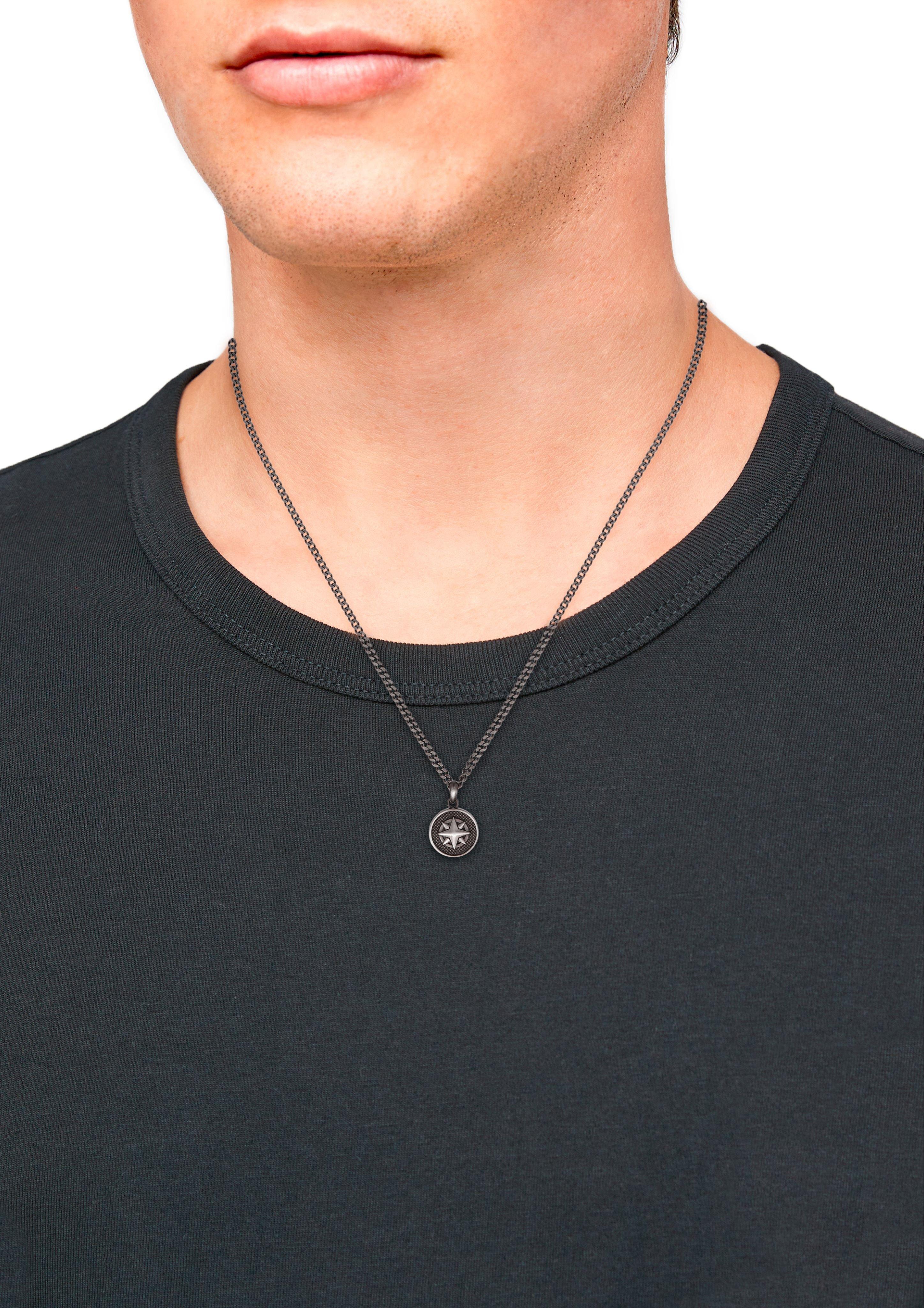 Halskette Kompass aus Edelstahl  6007184-95B0