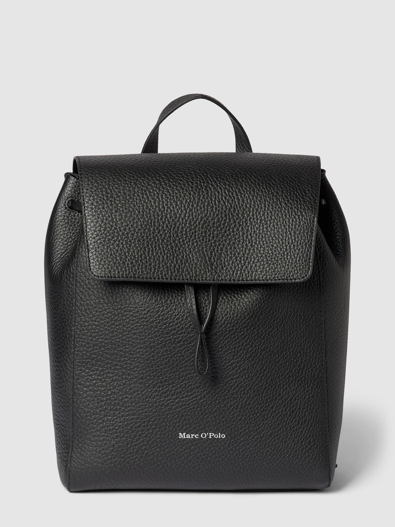 Rucksack mit Label-Print Modell 'MOD BEA' in black