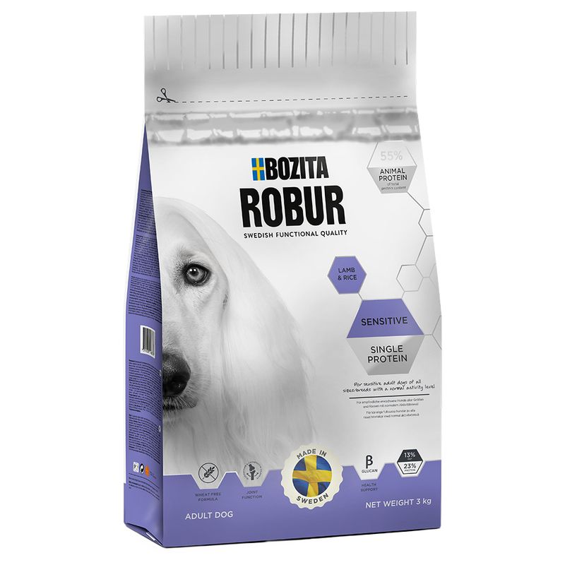 Bozita Robur Sensitive Single Protein Lamm & Reis
