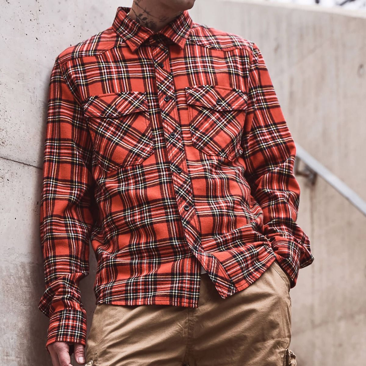 Check Shirt Flanell Hemd