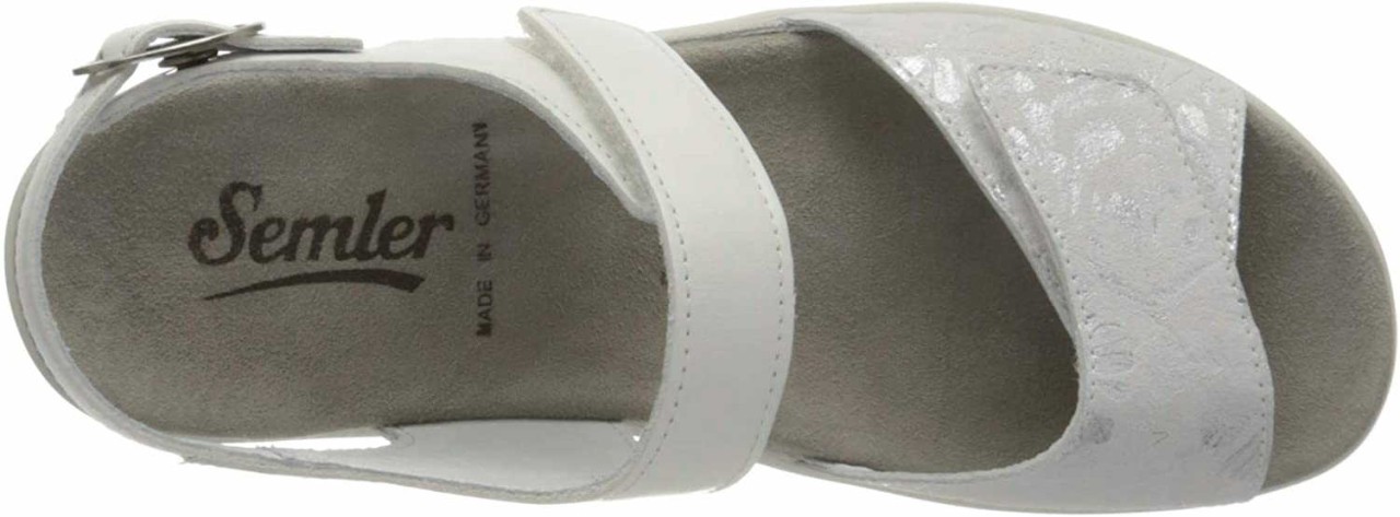SEMLER Komfort Sandalen weiss