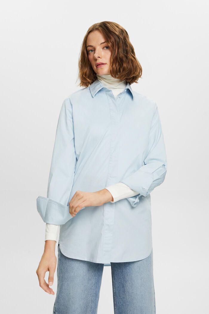 Hemdbluse in lockerer Passform