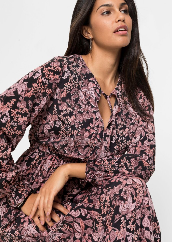 Bedrucktes Maxikleid