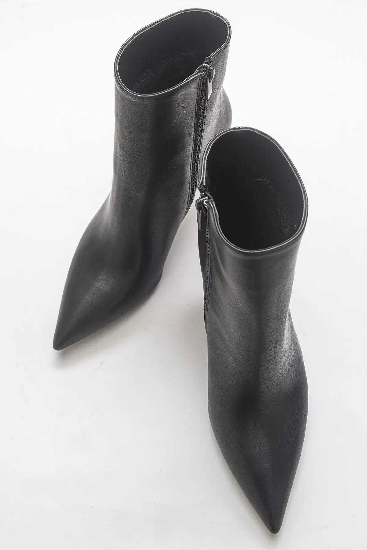 LuviShoes  Raison Schwarze Damenstiefel