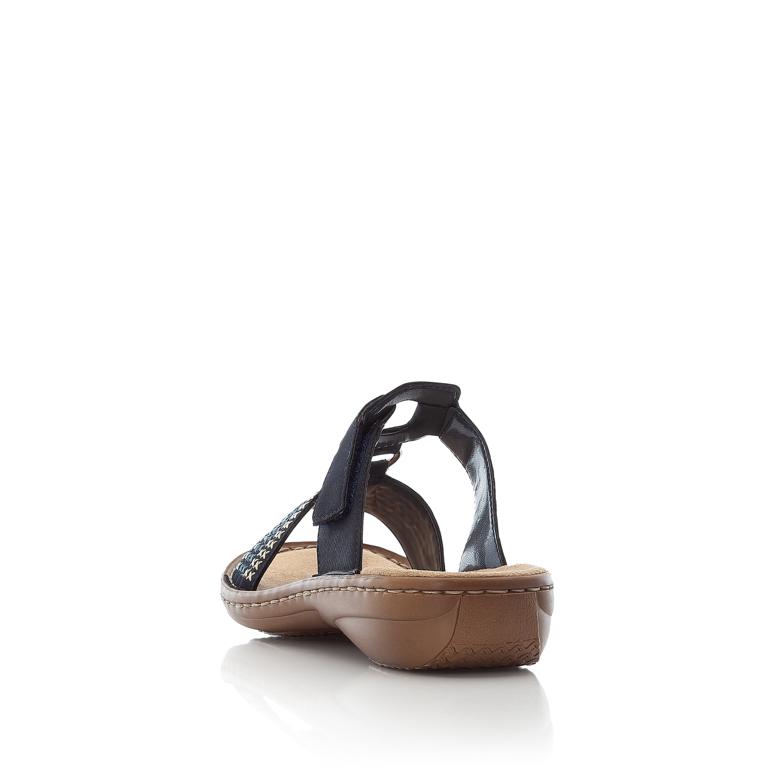 Rieker Damen Pantoletten marineblau