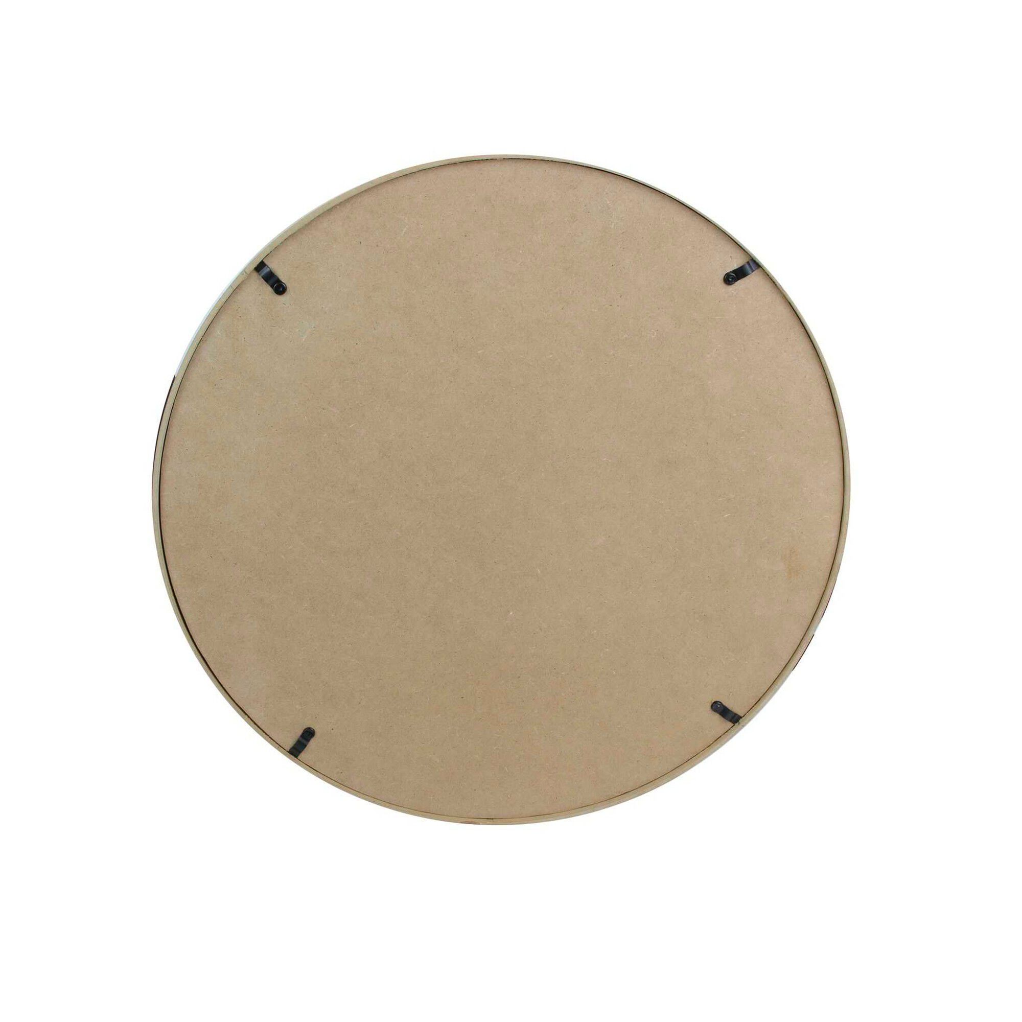 Miroir mural rond type barbier avec anse