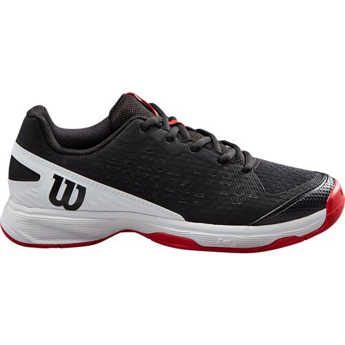 KINDER TENNISOUTDOORSCHUHE RUSH PRO JR L BLACK/WH/RD
