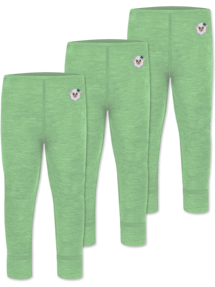 Normani Outdoor Sports 3er Pack Baby Merino Lange Unterhose „Tutira