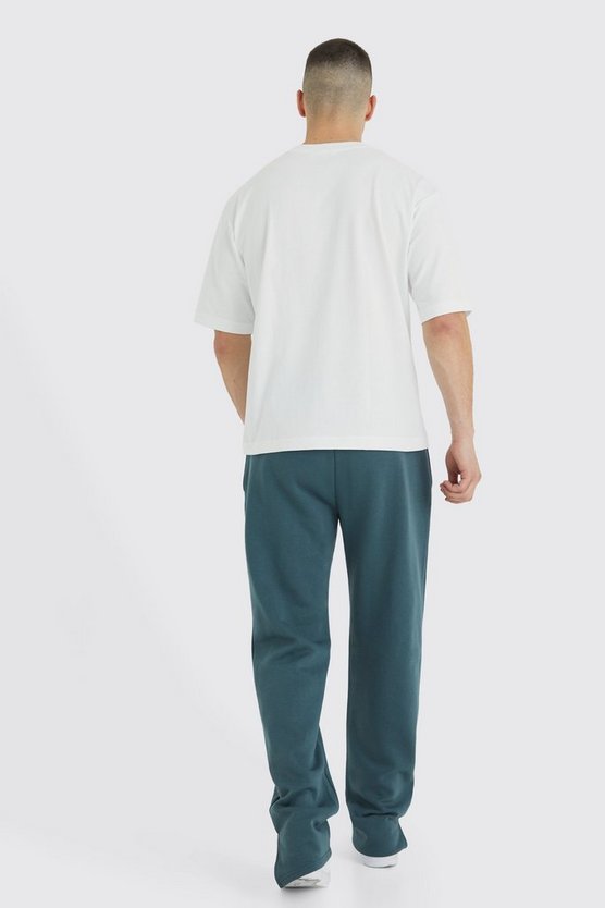 Tall Jogginghose mit geteiltem Saum und Worldwide Stern Print