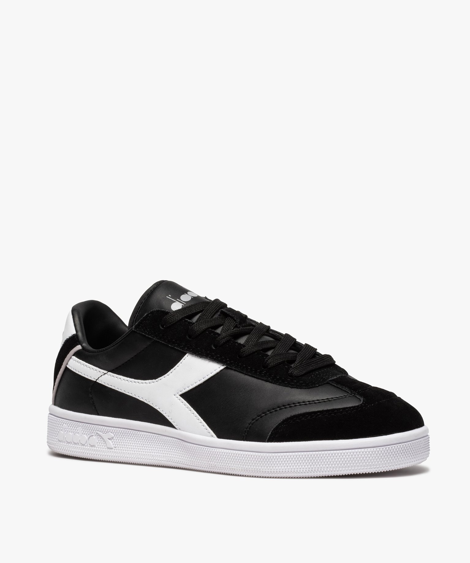 Baskets homme à lacets style rétro - Diadora noir | GEMO