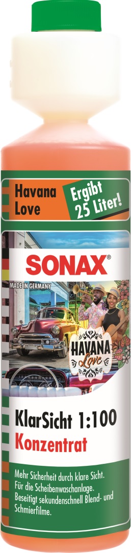 SONAX KlarSicht Konzentrat 1:100 Havana Love, 250 ml - ATU