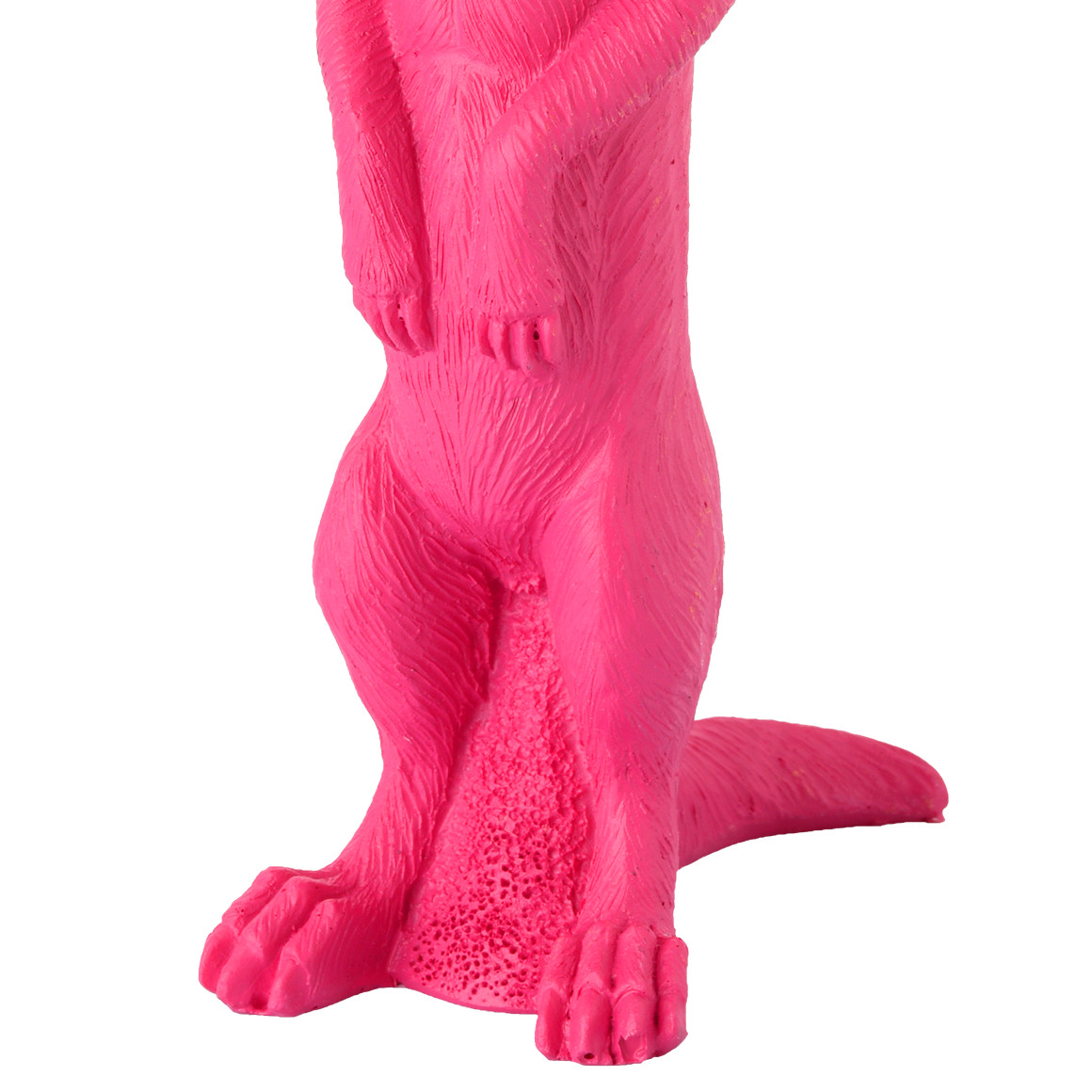 Kleine Dekofigur Erdmännchen in Pink
