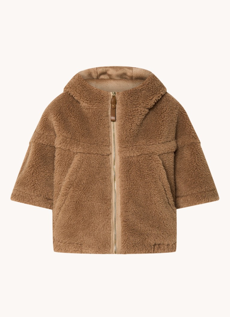 MaxMara Petalo jakna od mješavine svile s kapuljačom