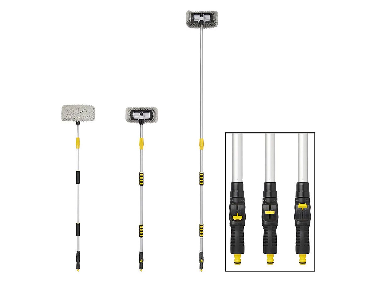 ProPlus 3D Teleskop-Waschbürste mit Seifenspender