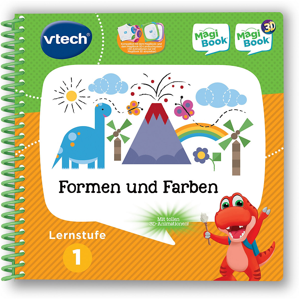 MagiBook-Lernbuch-Bundle: 3 Bücher der Lernstufe 1 (Tierbabys 3D, Form