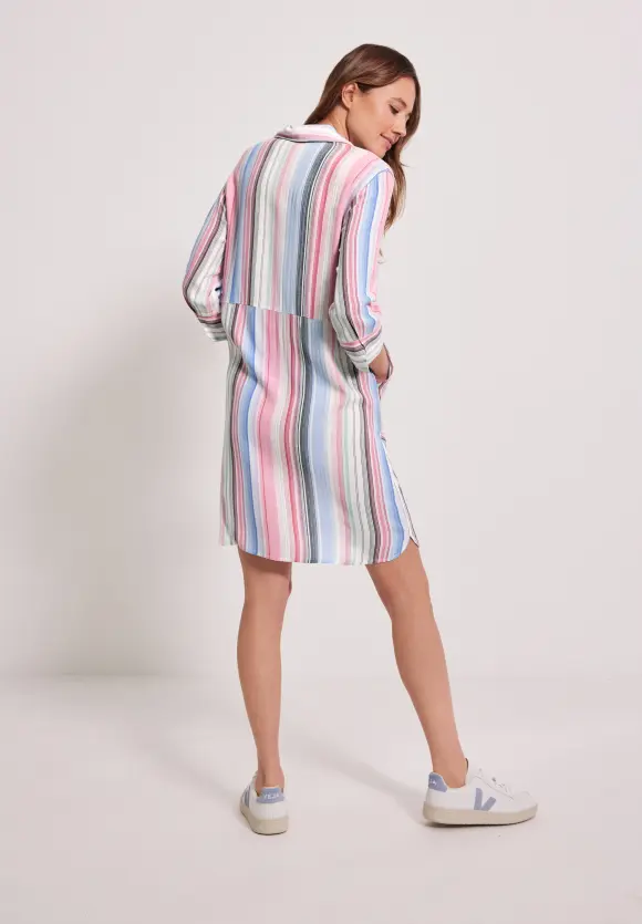 CECIL Viskose Hemdblusenkleid