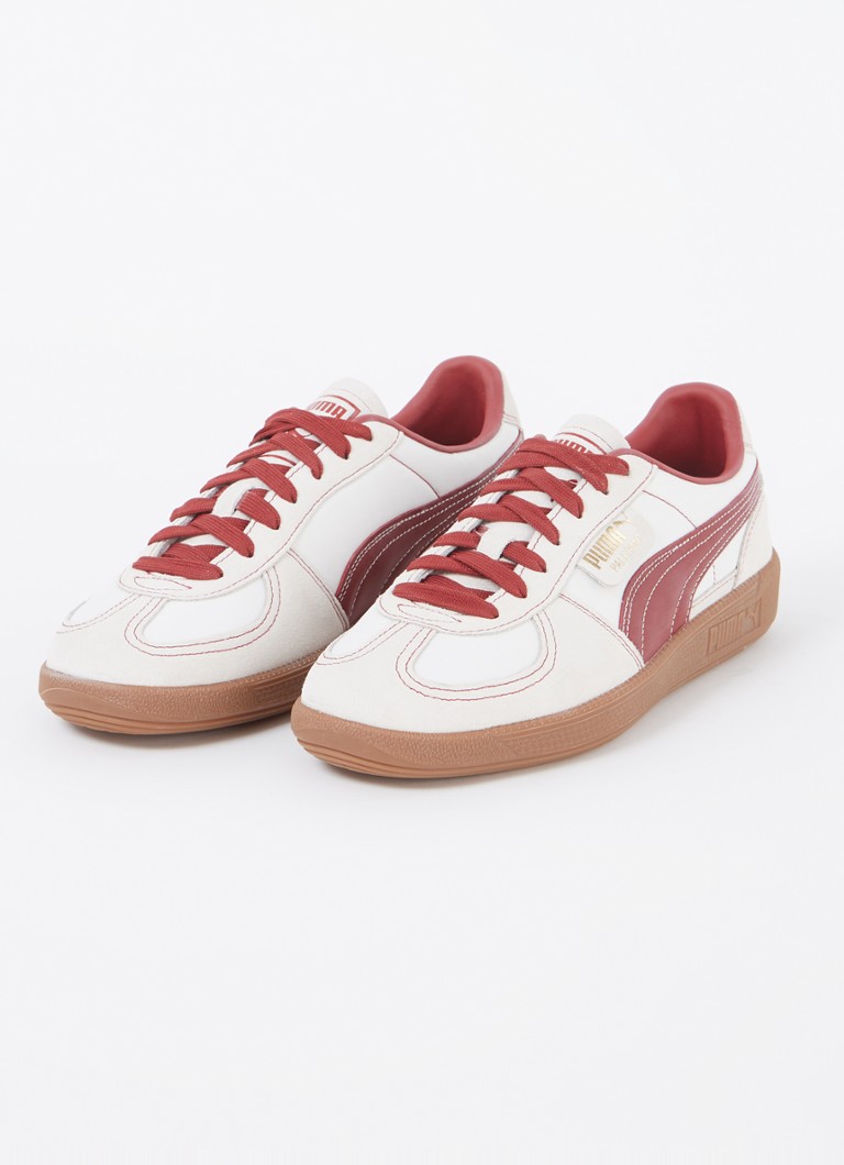 Puma Palermo zamšādas kedas ar ādas detaļām