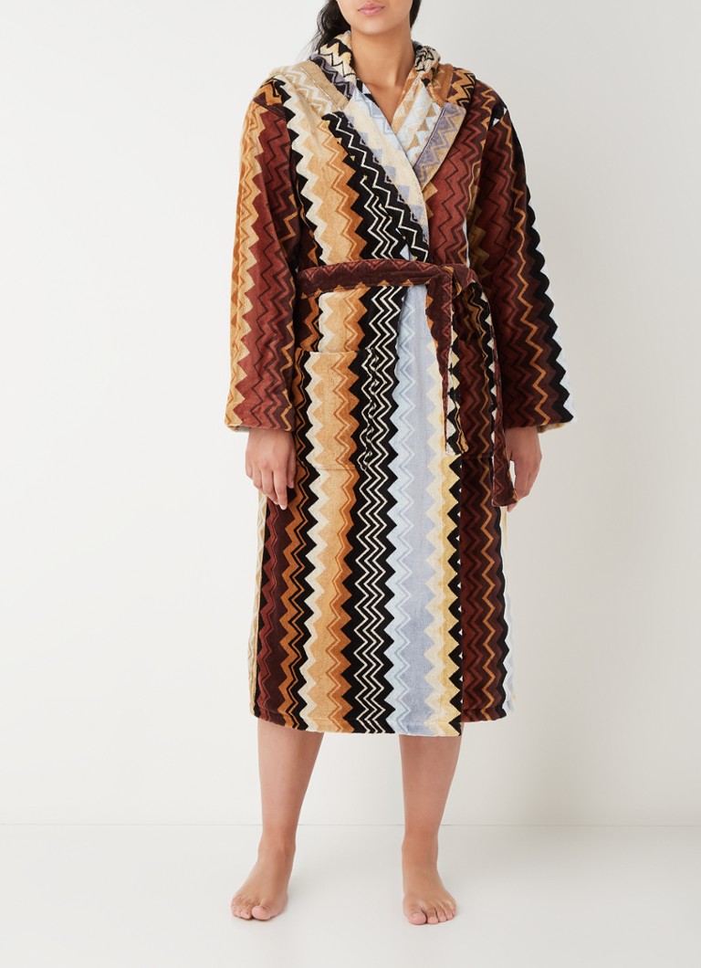 Insignă Missoni Giacomo cu imprimeu și glugă - unisex
