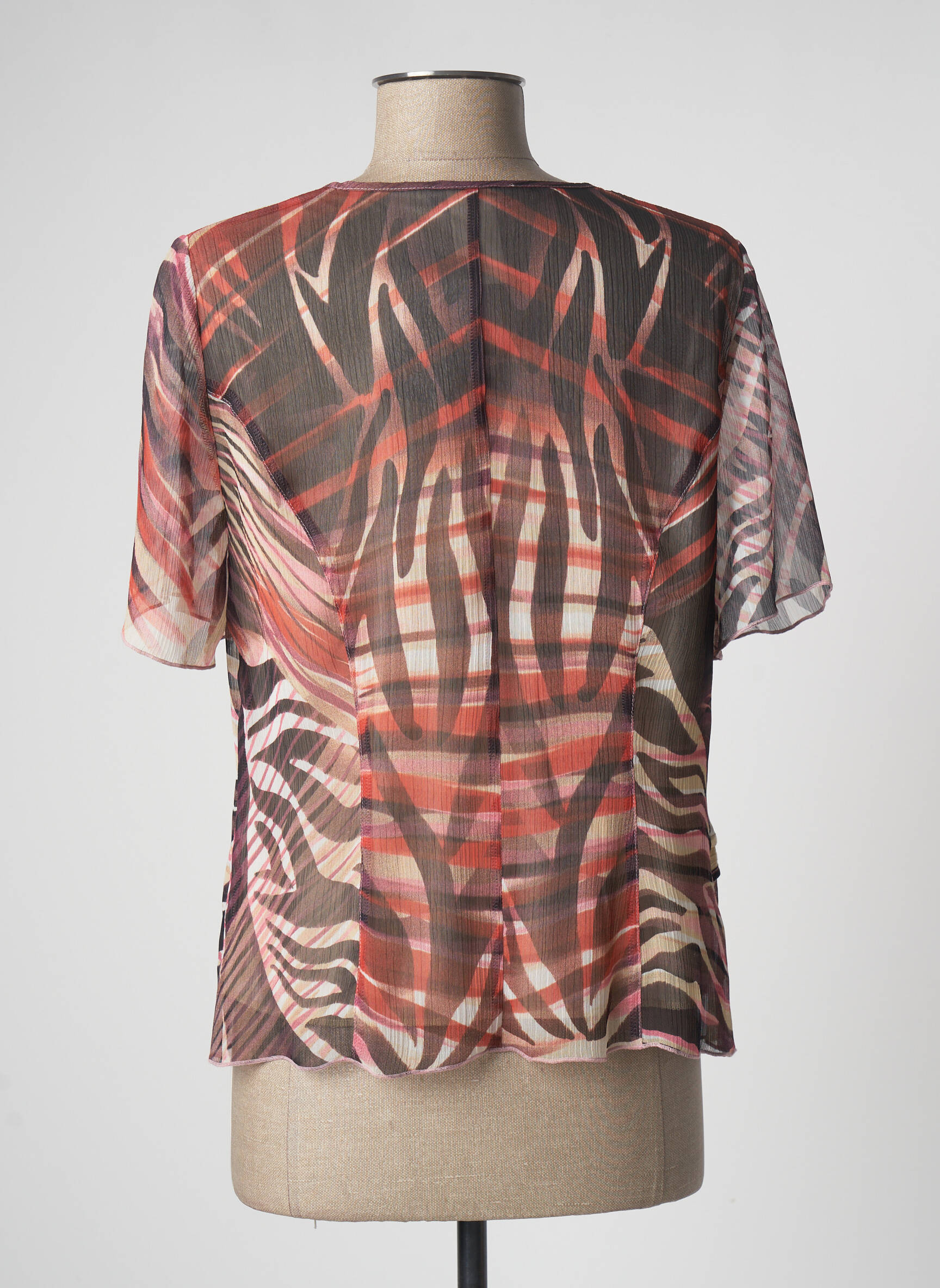 Guy Dubouis Tuniquemanchecourte Femme couleur orange