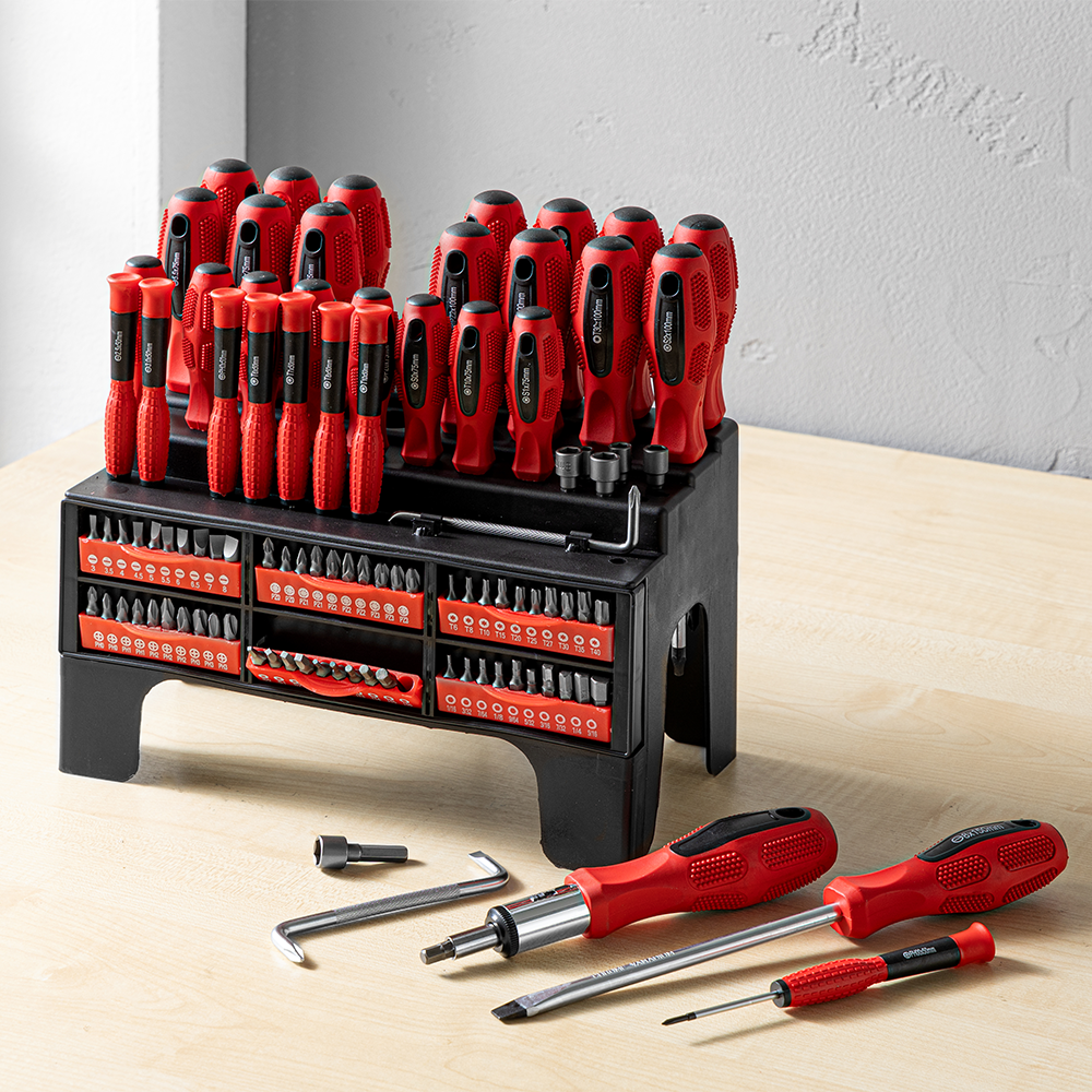 Kraft Werkzeuge Schraubendreher-Set XXL, 100-teilig