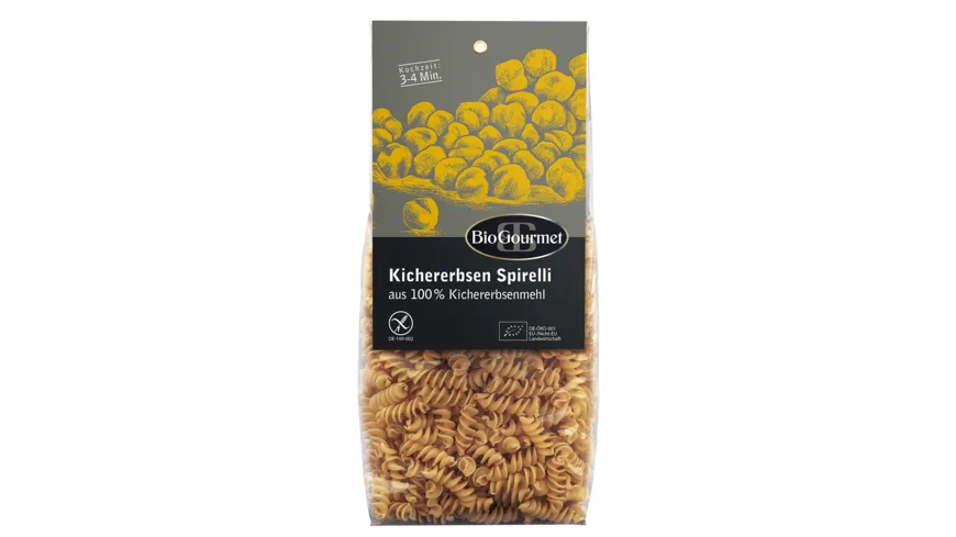 BioGourmet Kichererbsen Spirelli 250 g