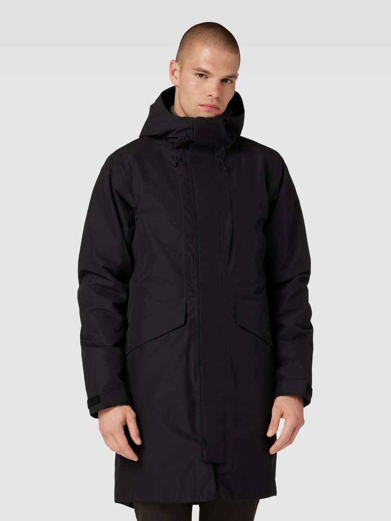 Parka mit Kapuze Modell 'KENNY' in schwarz