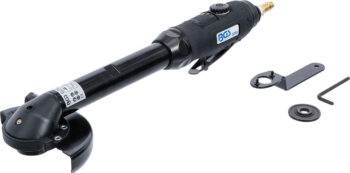 Mașină pneumatică de tăiat BGS 3268, cap plat extra lung, 376 mm