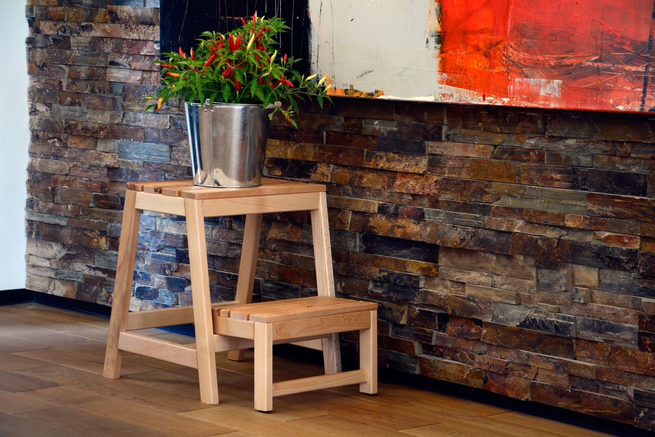 dobar Multifunktions-Hocker, naturbraun